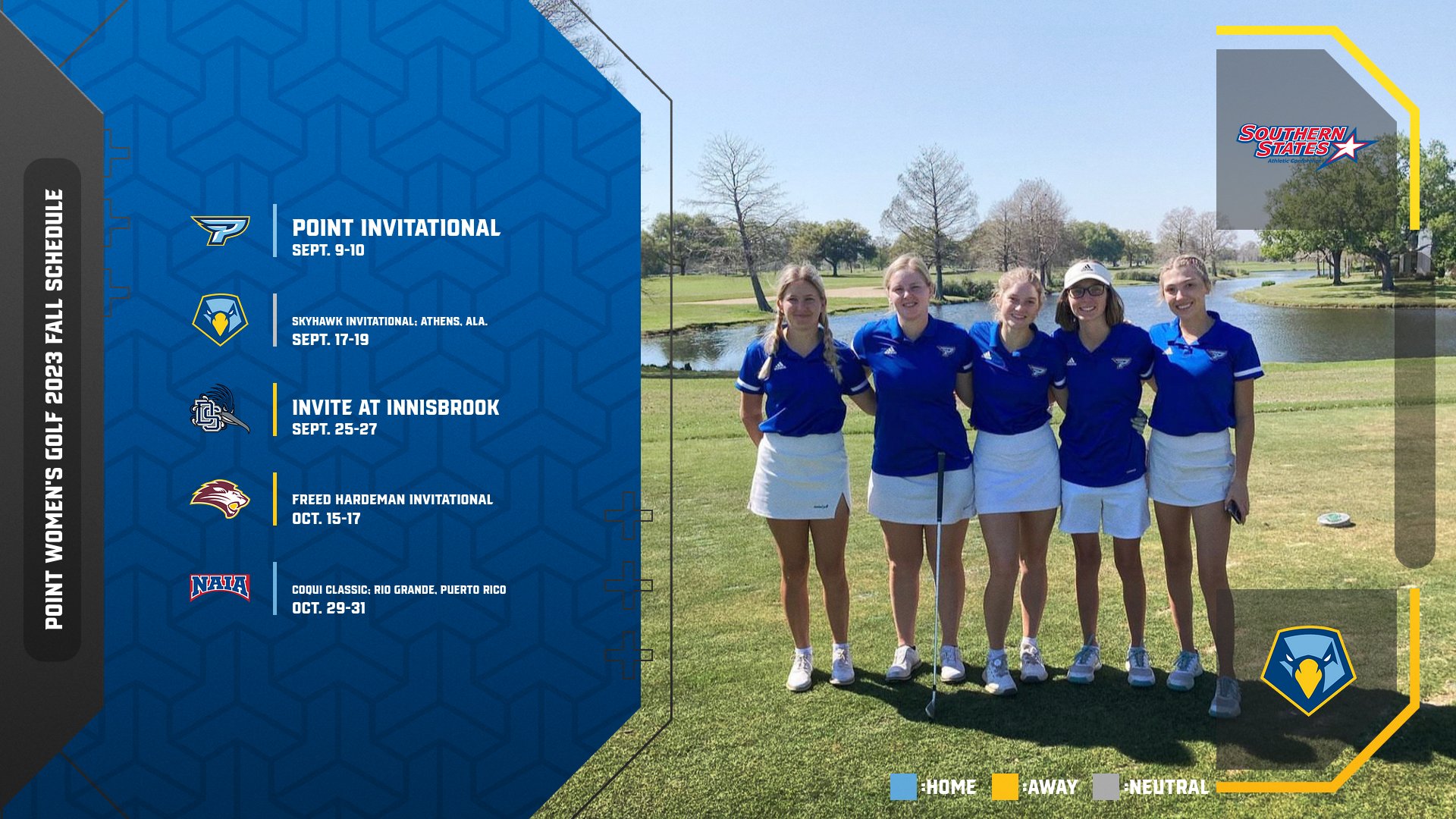 Point Women’s Golf Releases their 2023 Fall Schedule