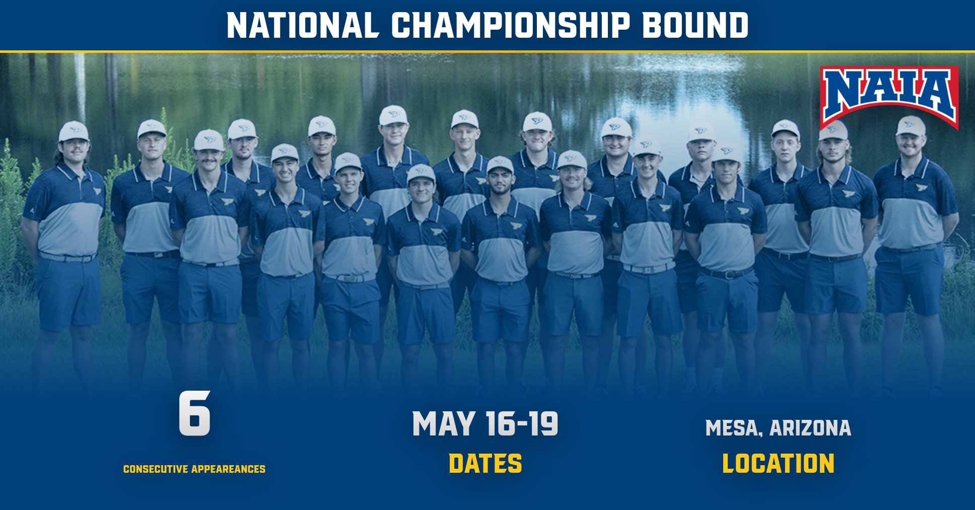 Men’s Golf gearing up for their Sixth Consecutive National Championship appearance