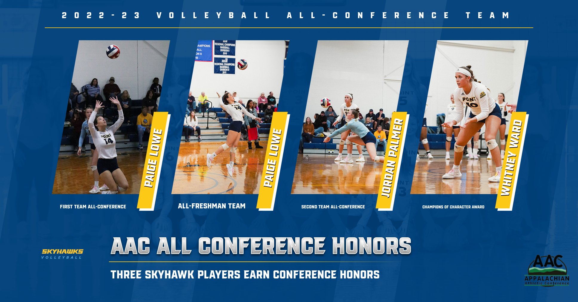 Multiple Point Volleyball Players earn AAC All-Conference Awards
