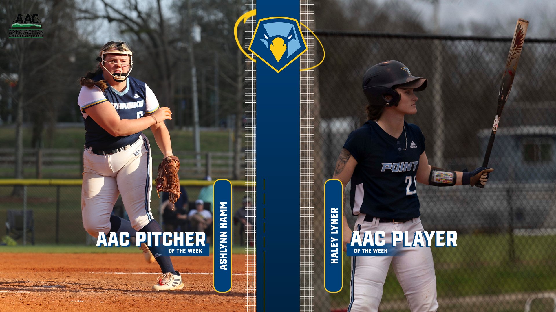 Ashlynn Hamm’s big weekend earns her AAC Pitcher of the Week; Haley Lyner follows with her second AAC Player of the Week honor