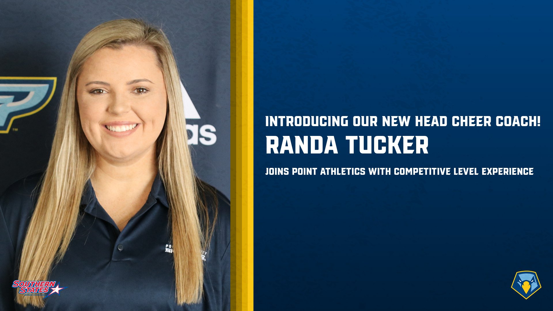 Randa Tucker named as the new Head Cheer Coach at Point University