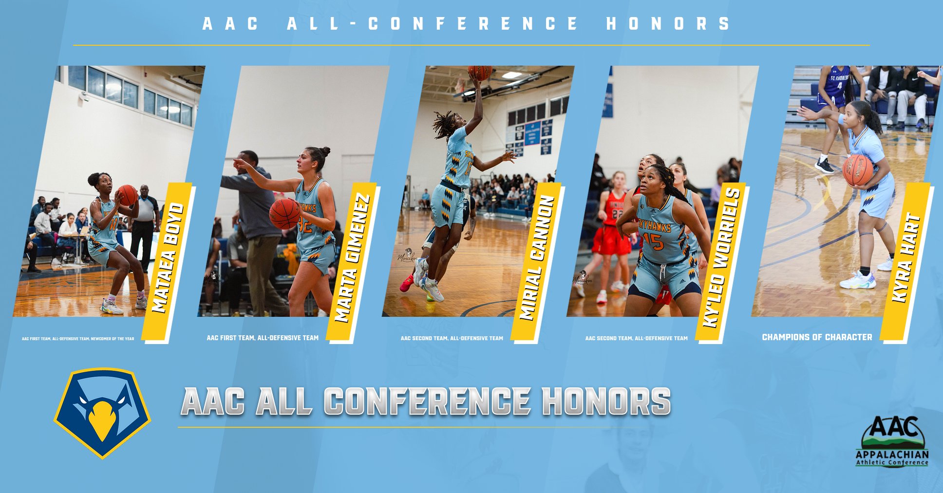 Women’s Basketball adds All-Conference Honors to their big season