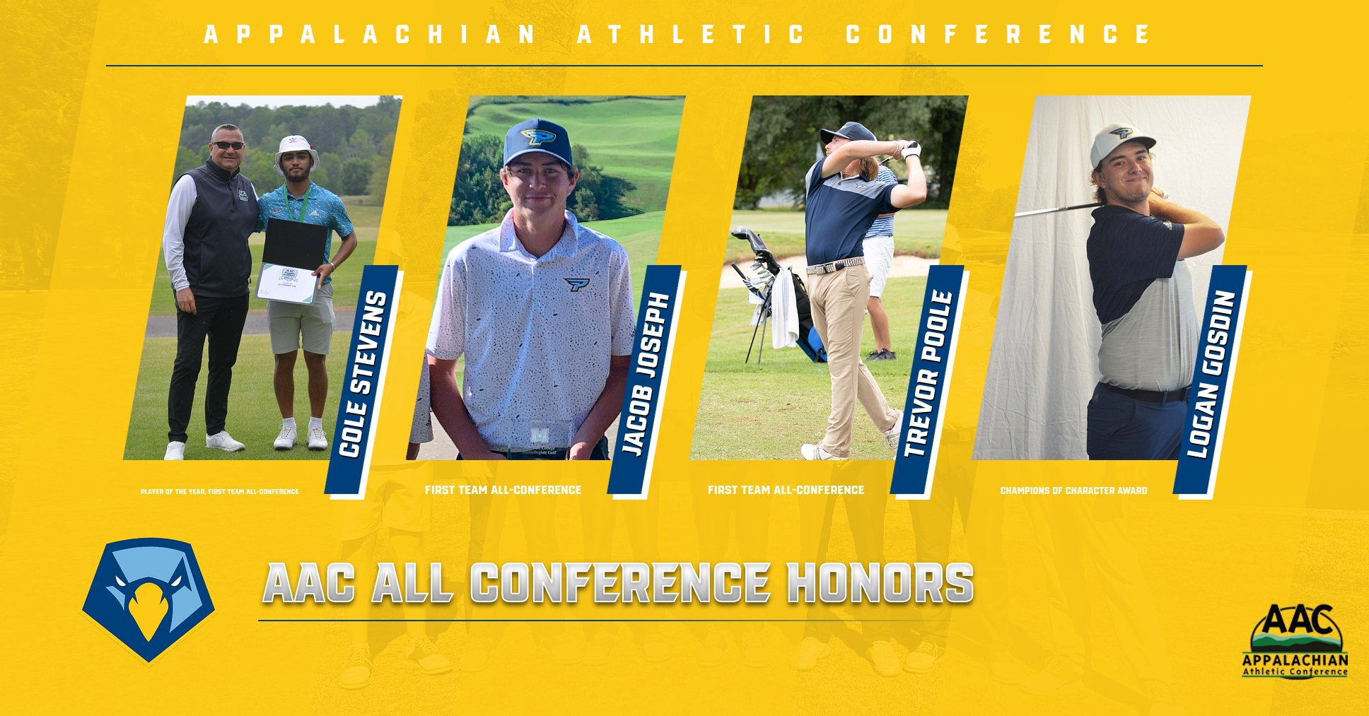 Men’s Golf rewarded with All-Conference Honors