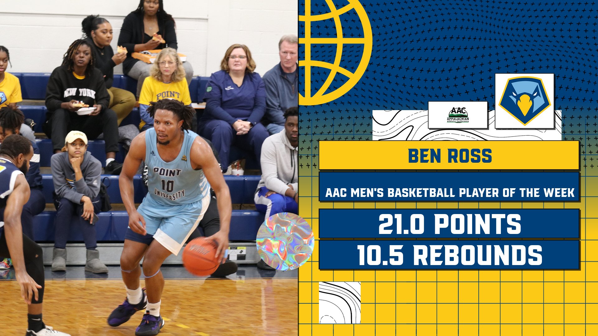Ben Ross earns the AAC Men's Basketball Player of the Week in final week of the Regular Season