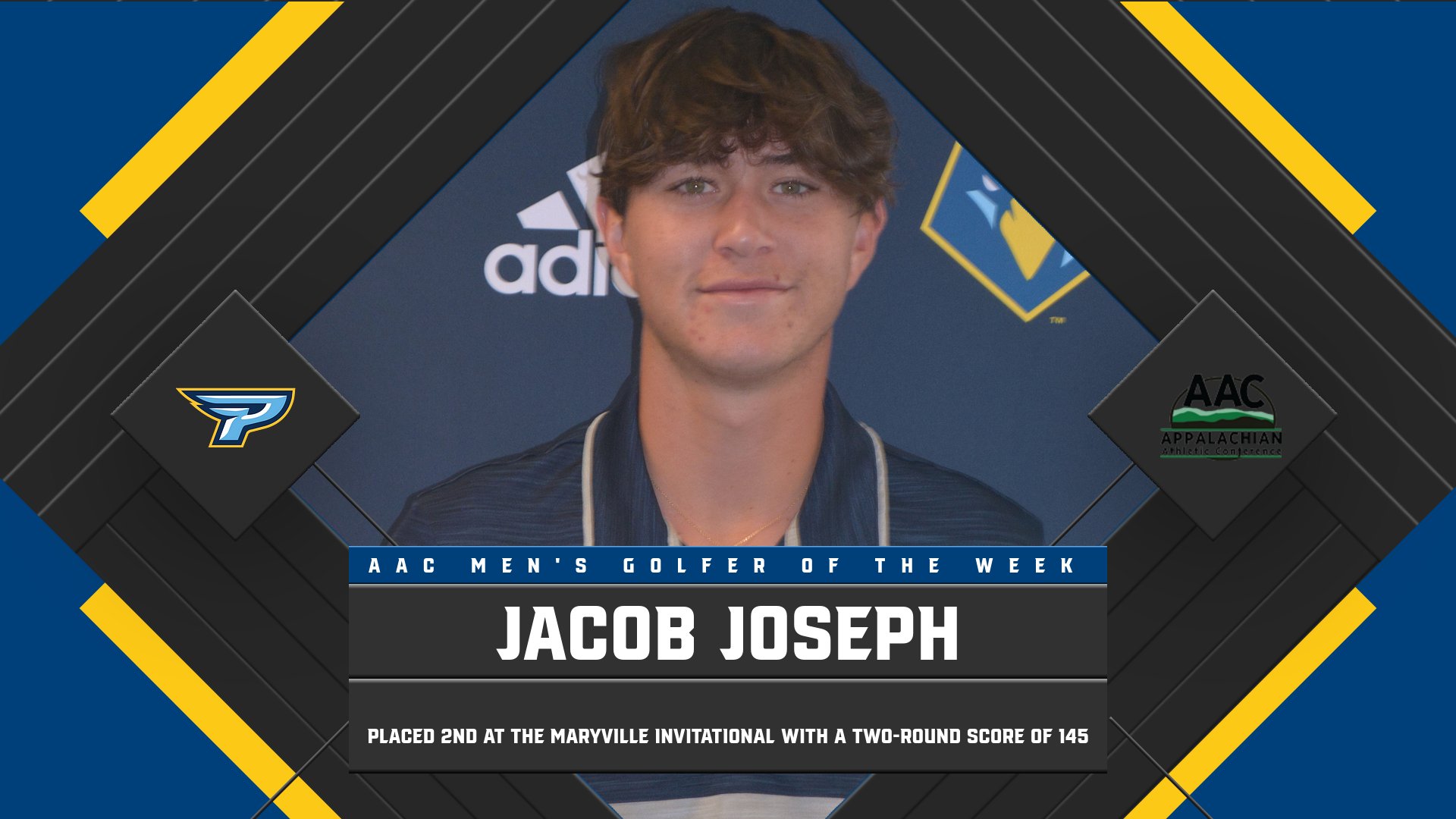 Jacob Joseph earns AAC Men's Golfer of the Week honors