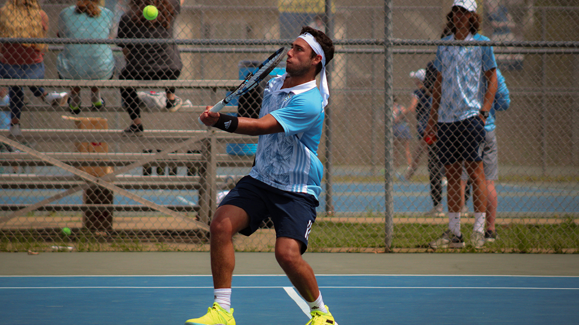 No. 19 men’s tennis falls in tight battle with The Citadel