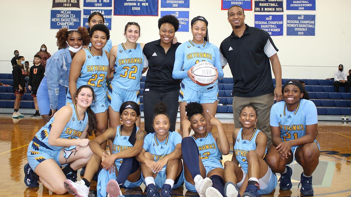 McMillan’s 1,000th point helps Skyhawks secure 72-63 win over Montreat