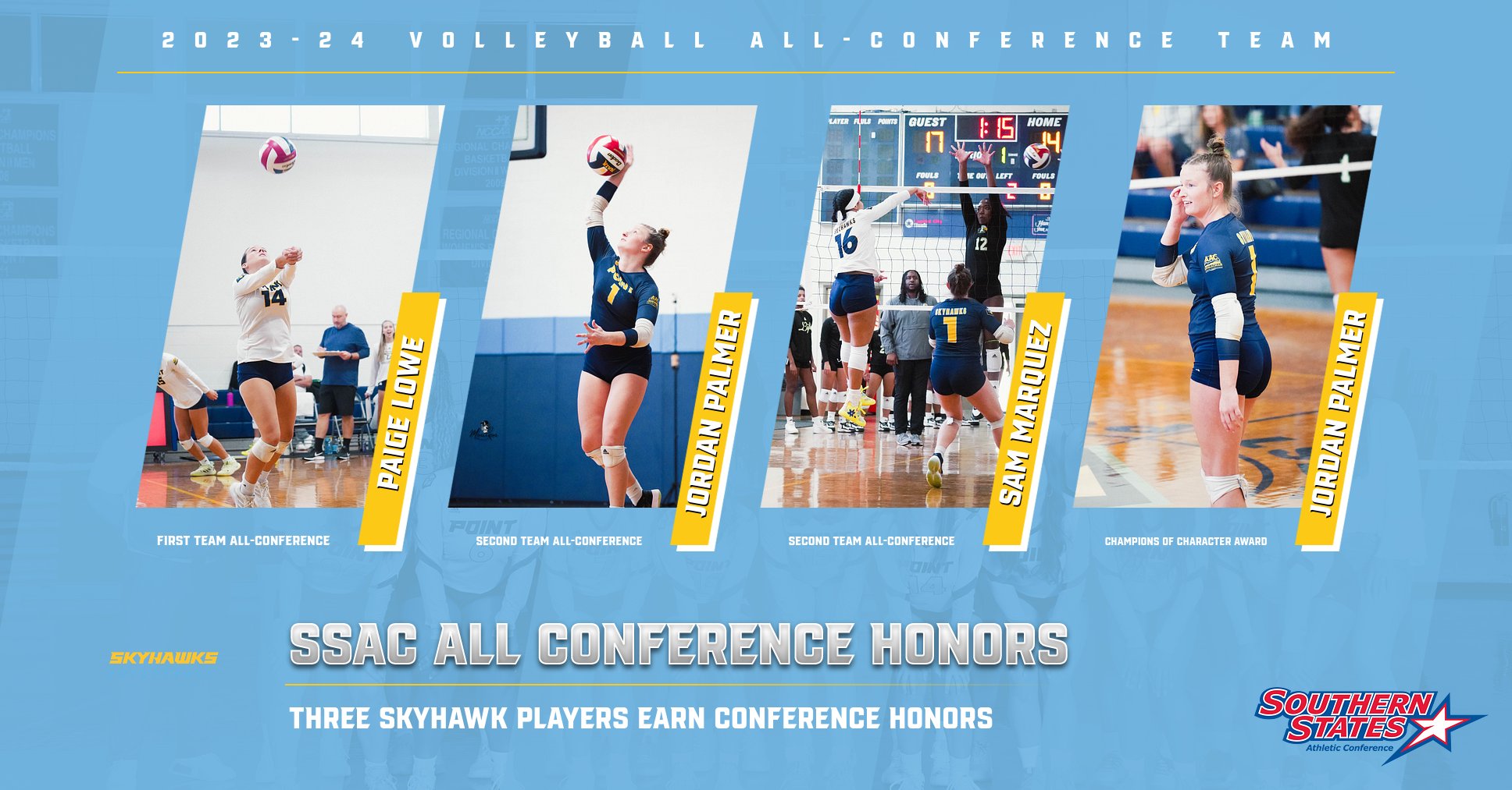 Point Volleyball takes home All-Conference honors